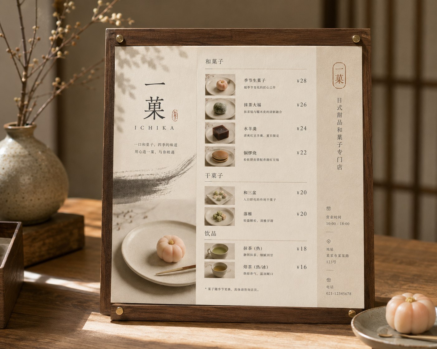 菜单场景